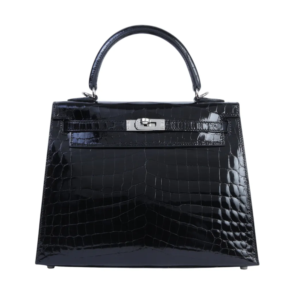 Kelly 25 Sellier Noir (89)