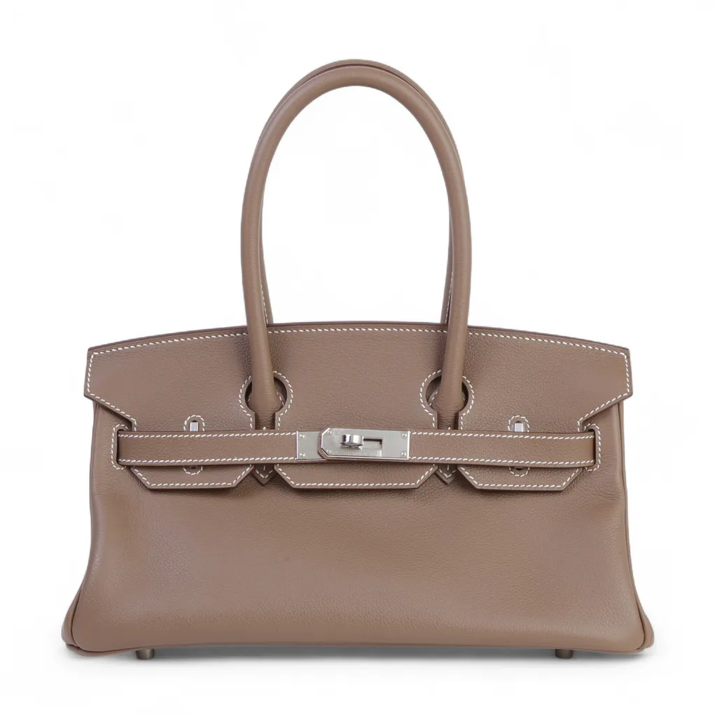 Birkin Shoulder Light 29 Etoupe (18)