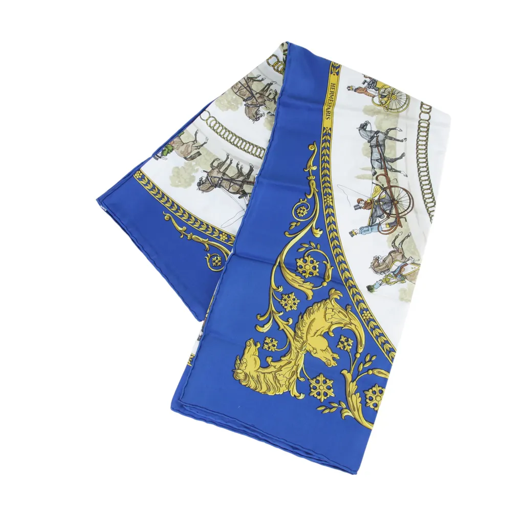 カレ90 ロンシャンへの散歩 マルチカラー ネイビー (7U)