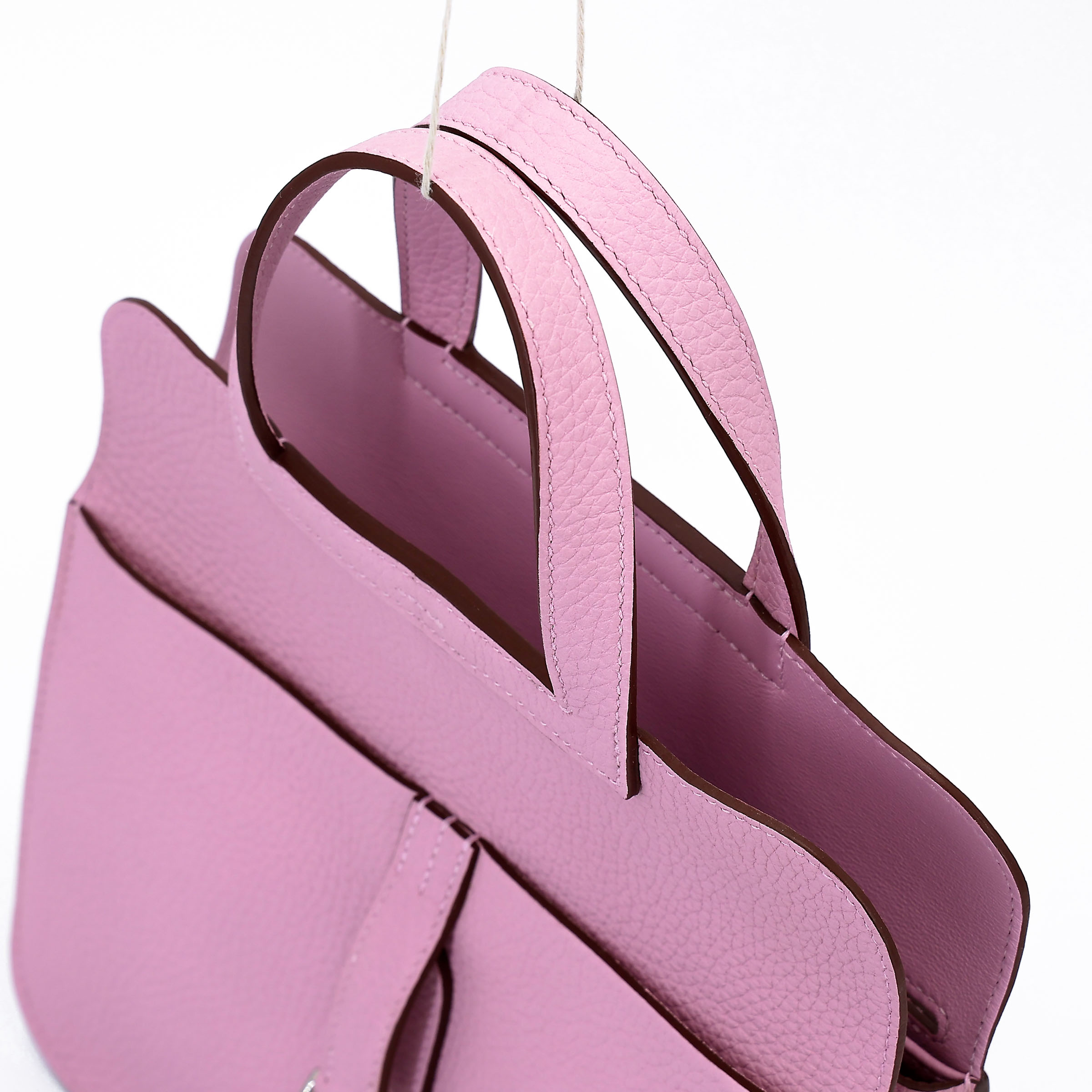 Unused ( Rank NS ) HERMÈS Halzan 25 Mauve Sylvestre (X9) Clemence