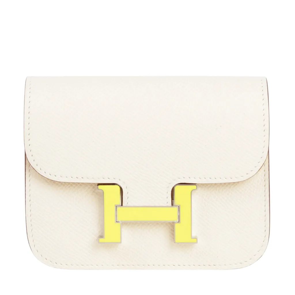 Constance Slim Wallet Nata (I2) Lime (9R)