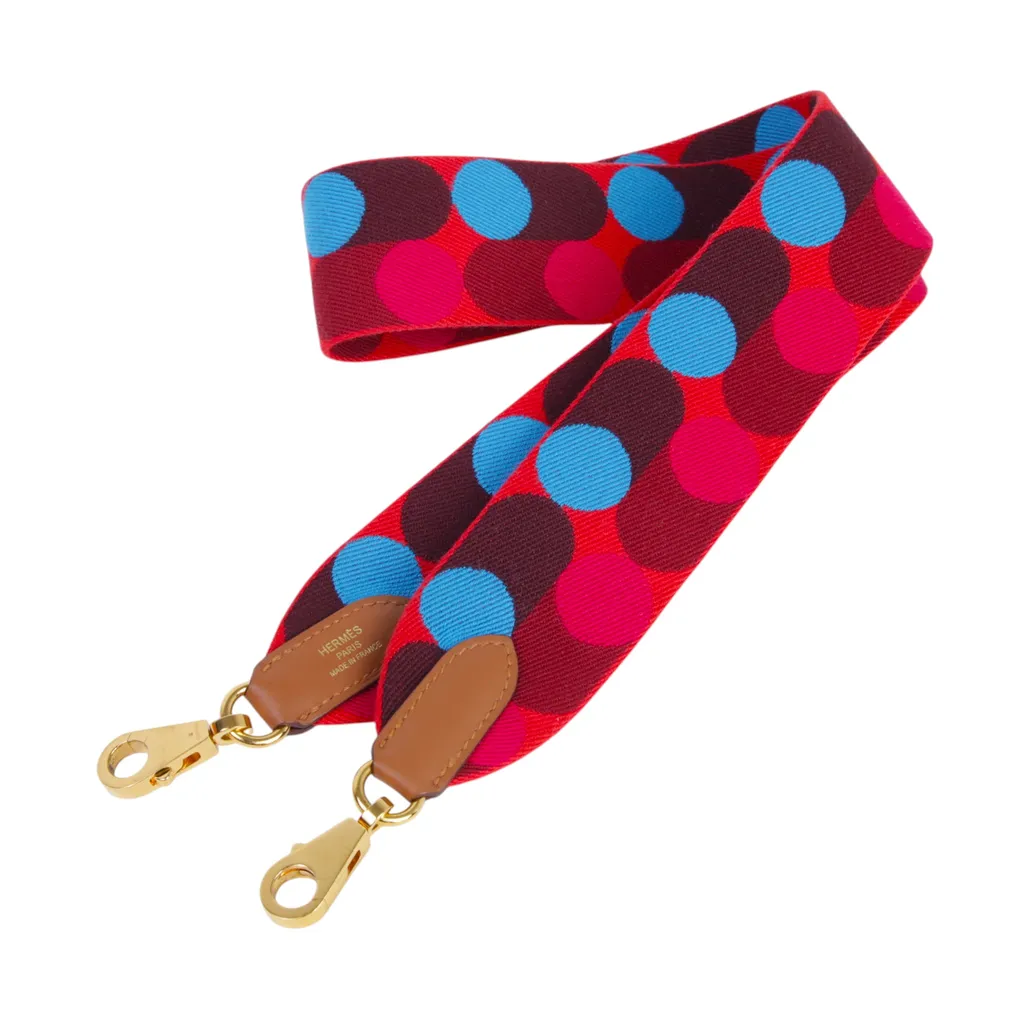 Bandouliere 50mm Sangle Flipperball Rouge de Coeur (S3)