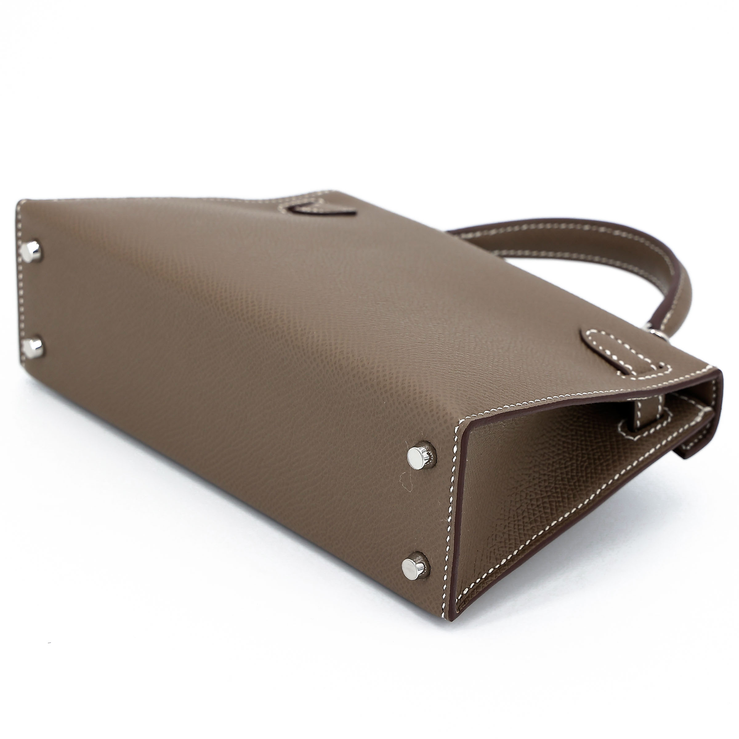 ランク N 新品 HERMÈS エルメス ミニケリー2 エトゥープ (18) エプソン