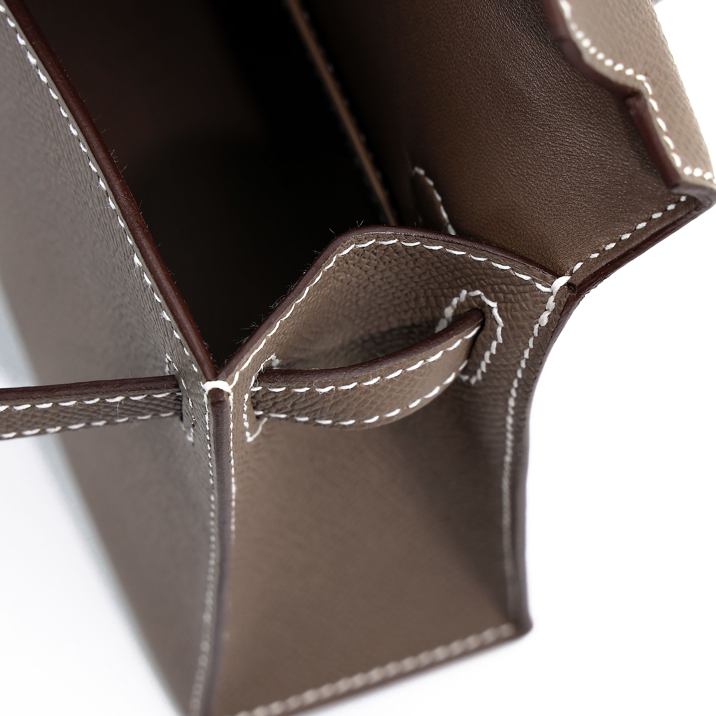 ランク N 新品 HERMÈS エルメス ミニケリー2 エトゥープ (18) エプソン