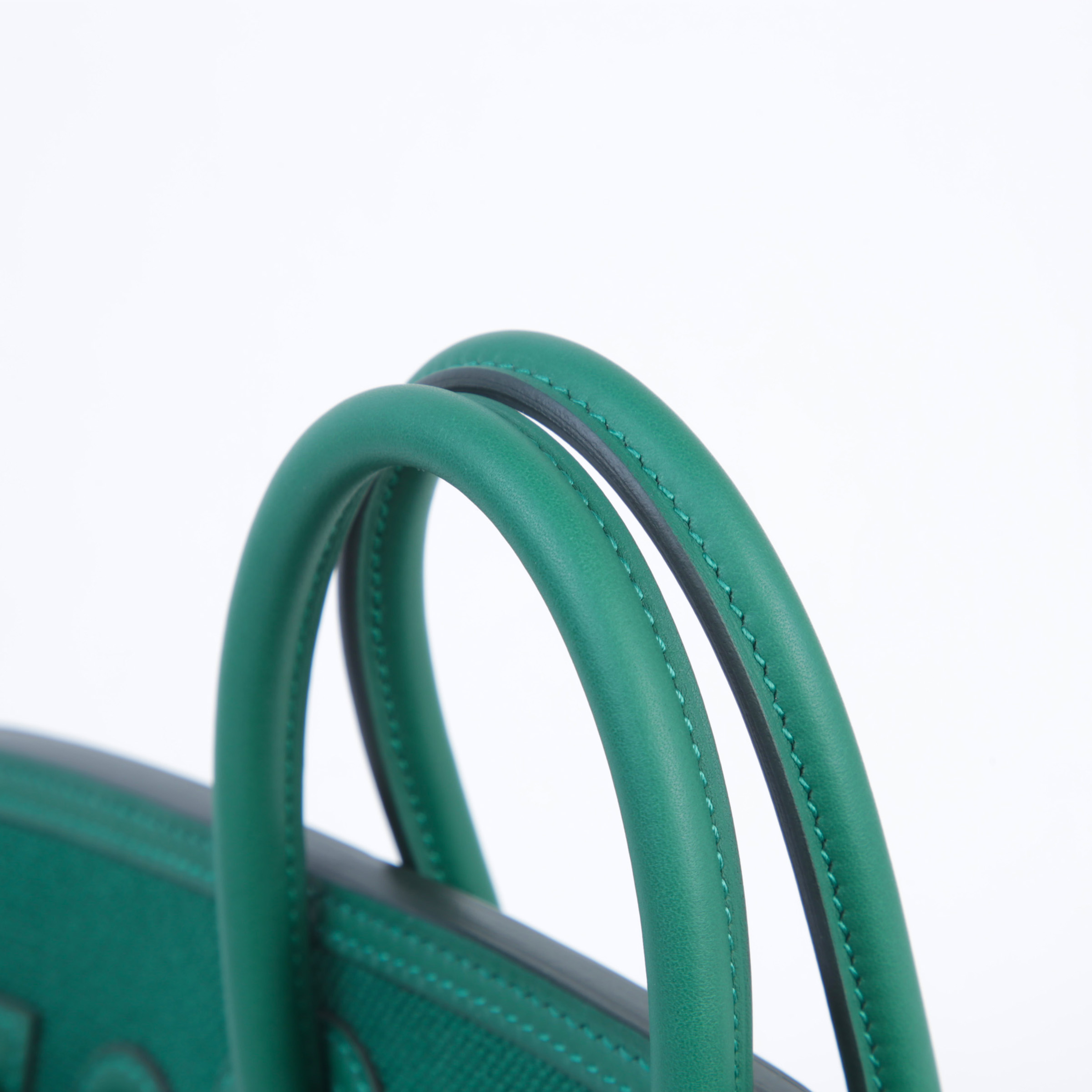 Brand New ( Rank N ) HERMÈS Birkin Cargo 25 Vert Moyen (65) Swift