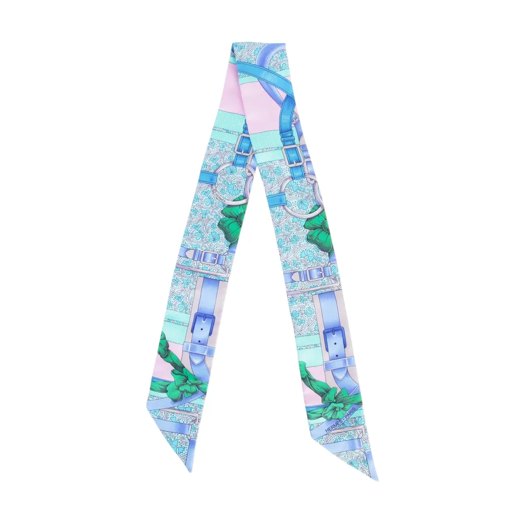 Twilly Grand Manege Fleuri Green Blue Pink