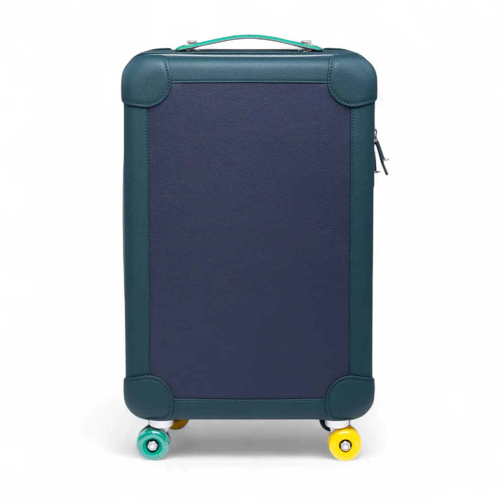 R.M.S Cabin Suitcase Navy Green Yellow