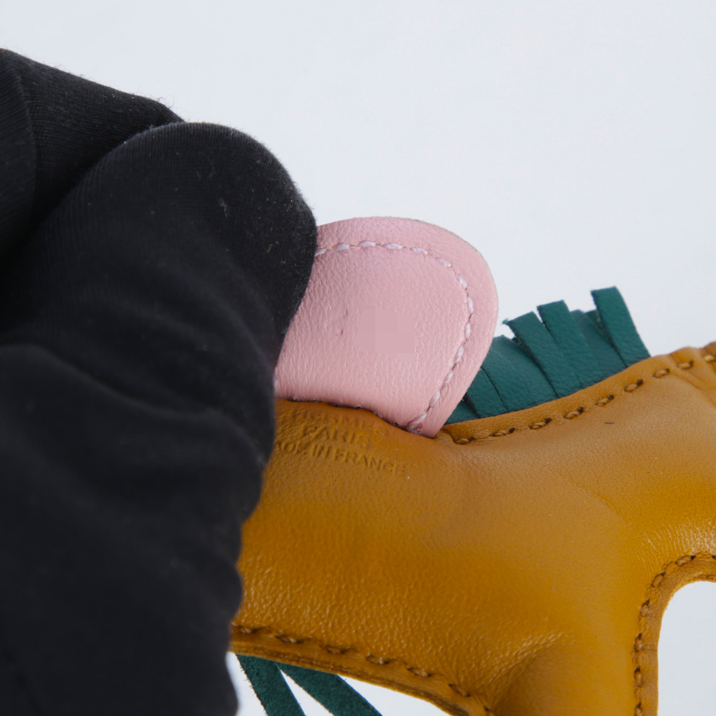 ランク SA HERMÈS エルメス ロデオPM セサミ (2S) マラカイト (Z6