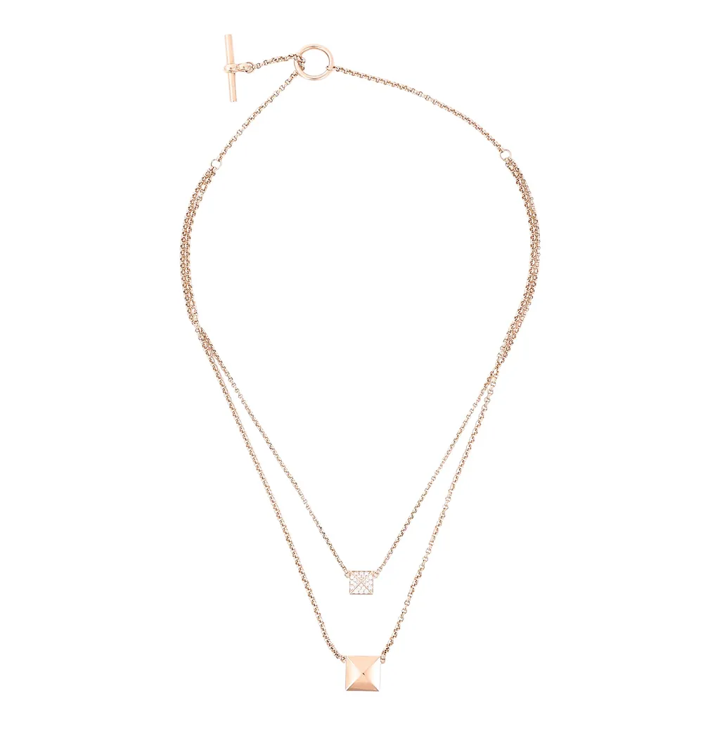 Clou d'H  吊墜 玫瑰金色