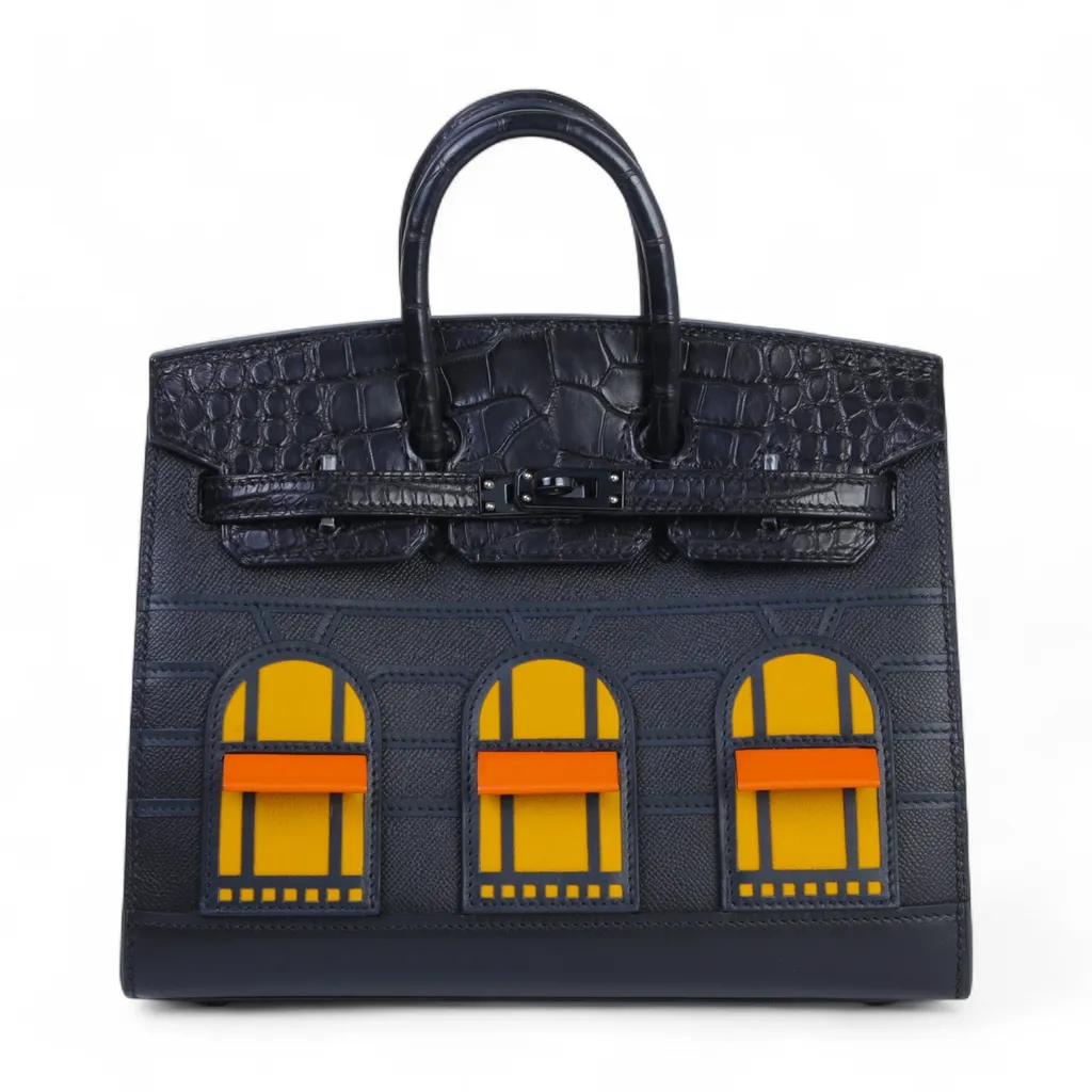 Birkin Faubourg 20 Sellier Midnight Noir (89)
