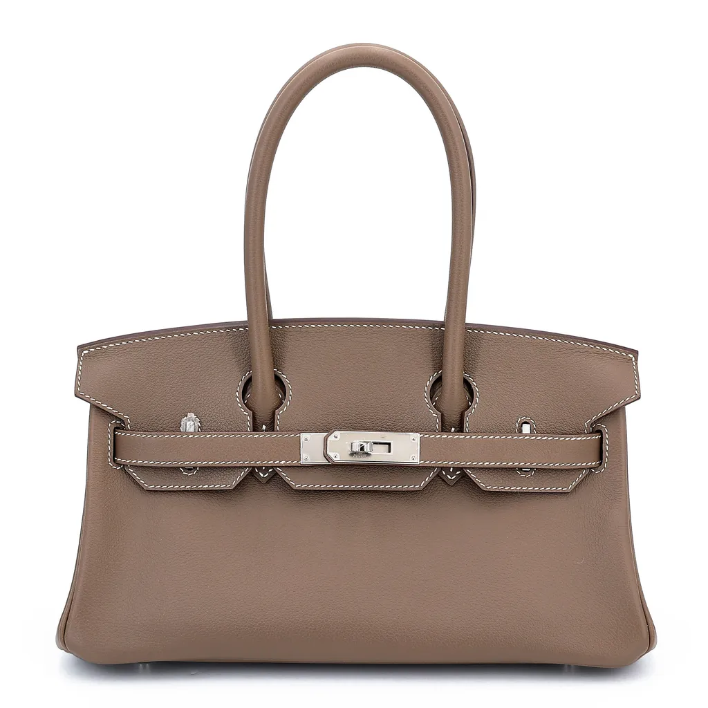 Birkin Shoulder Light 29 Etoupe (18)