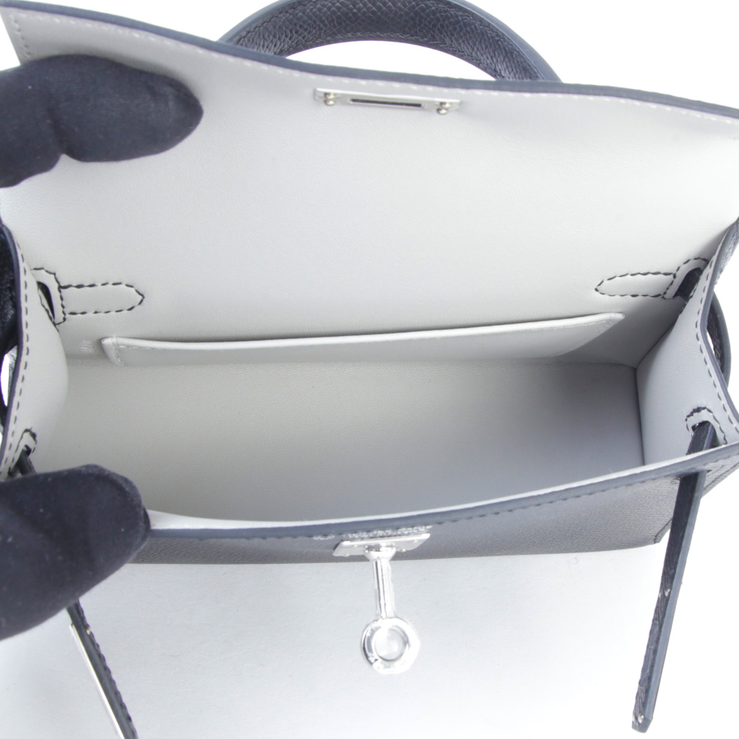 良品】HERMES ソヤ SOYA シルバーケリーカディナ サイズ6 1/2 KELLY