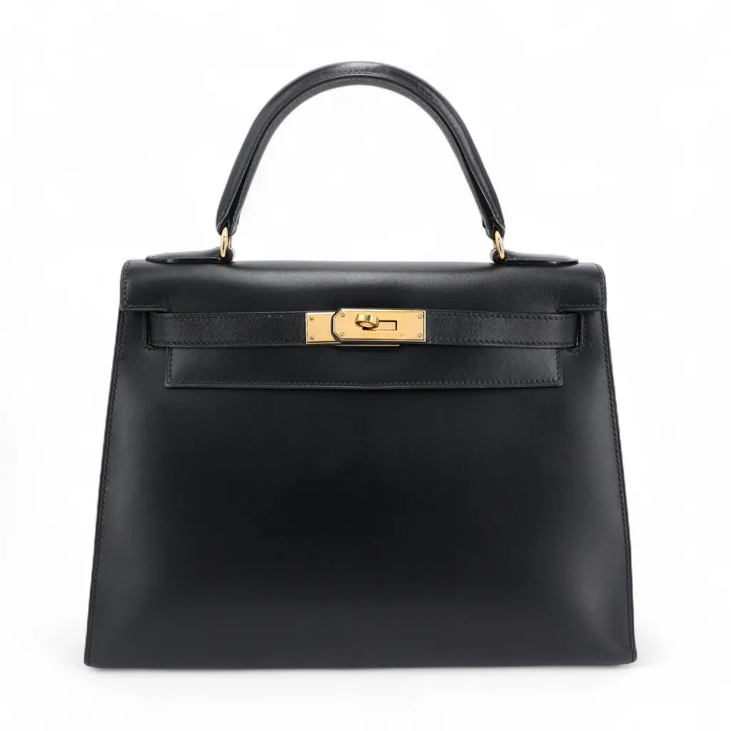 Kelly 28 Sellier Noir (89)
