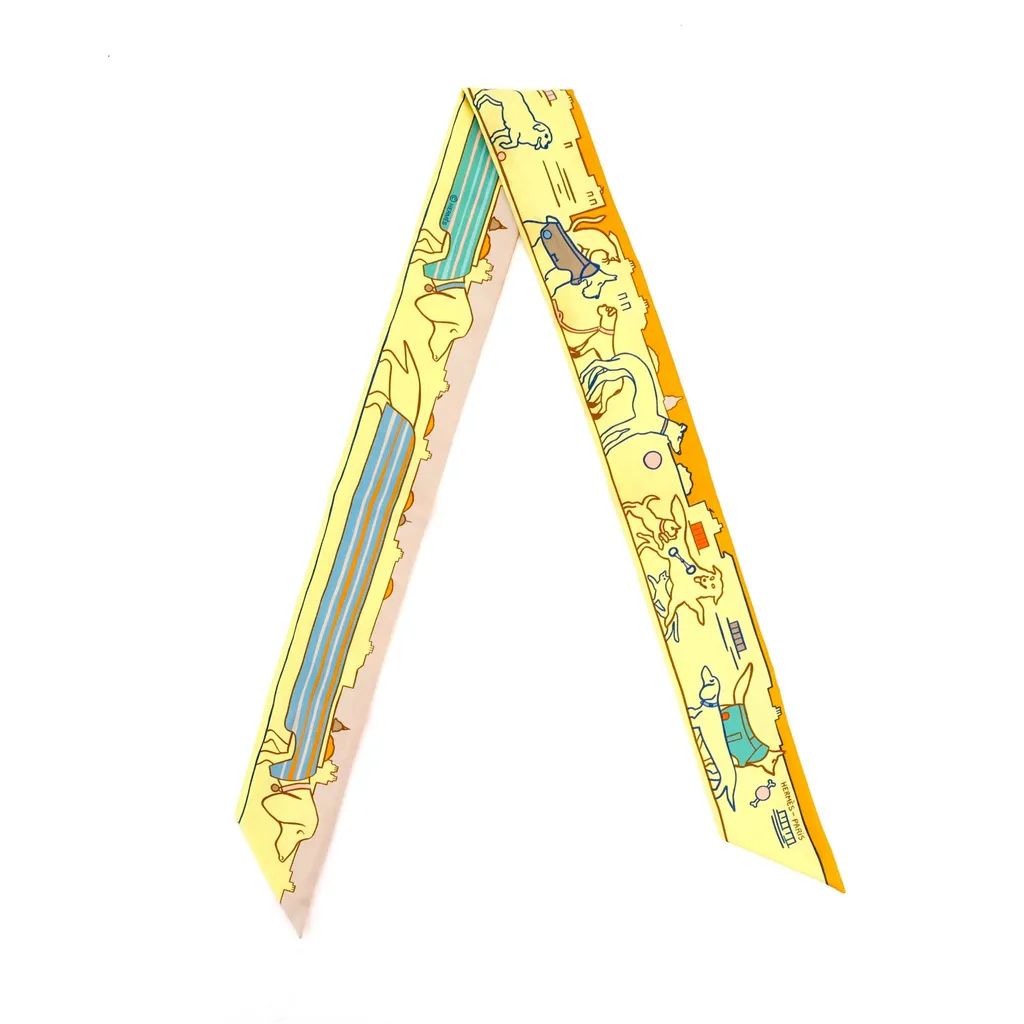 Twilly Les Chiens Parisiens Yellow Orange Pink