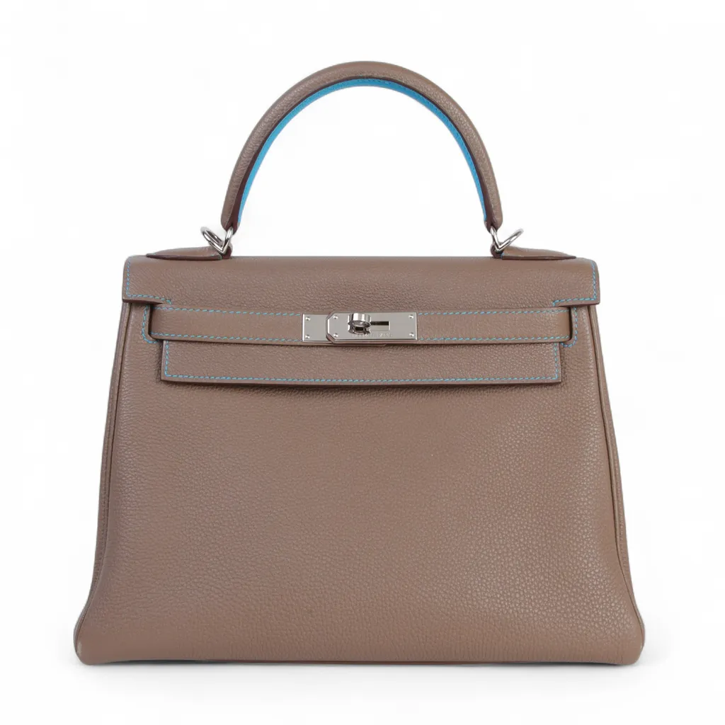 Kelly 28 Etoupe (18) Bleu Azteque (7M)