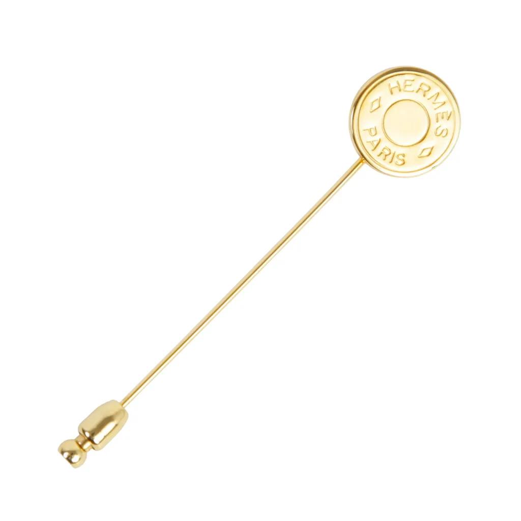 Sellier pin brooch Yellow Gold
