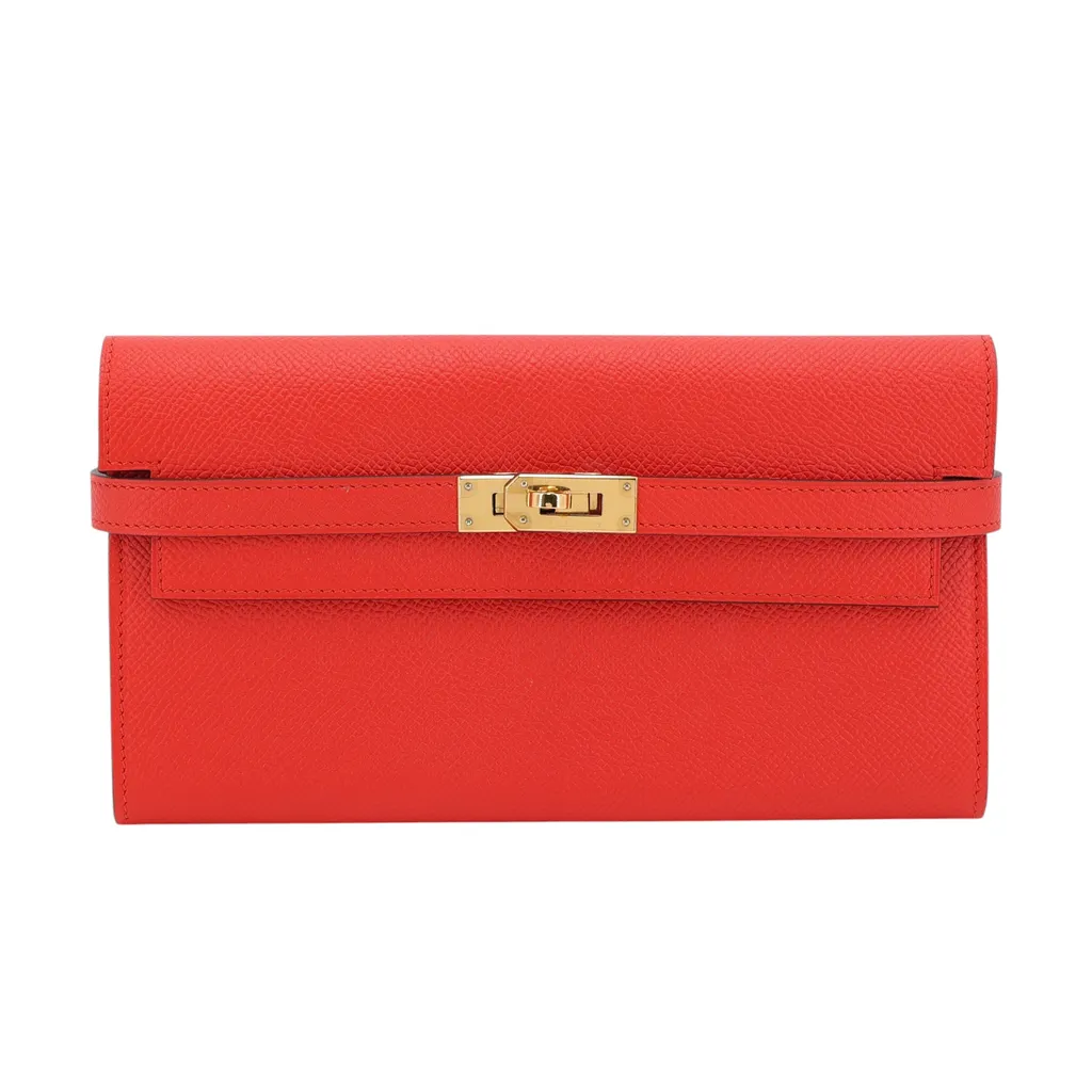 Kelly Wallet Rouge Tomate (S5)