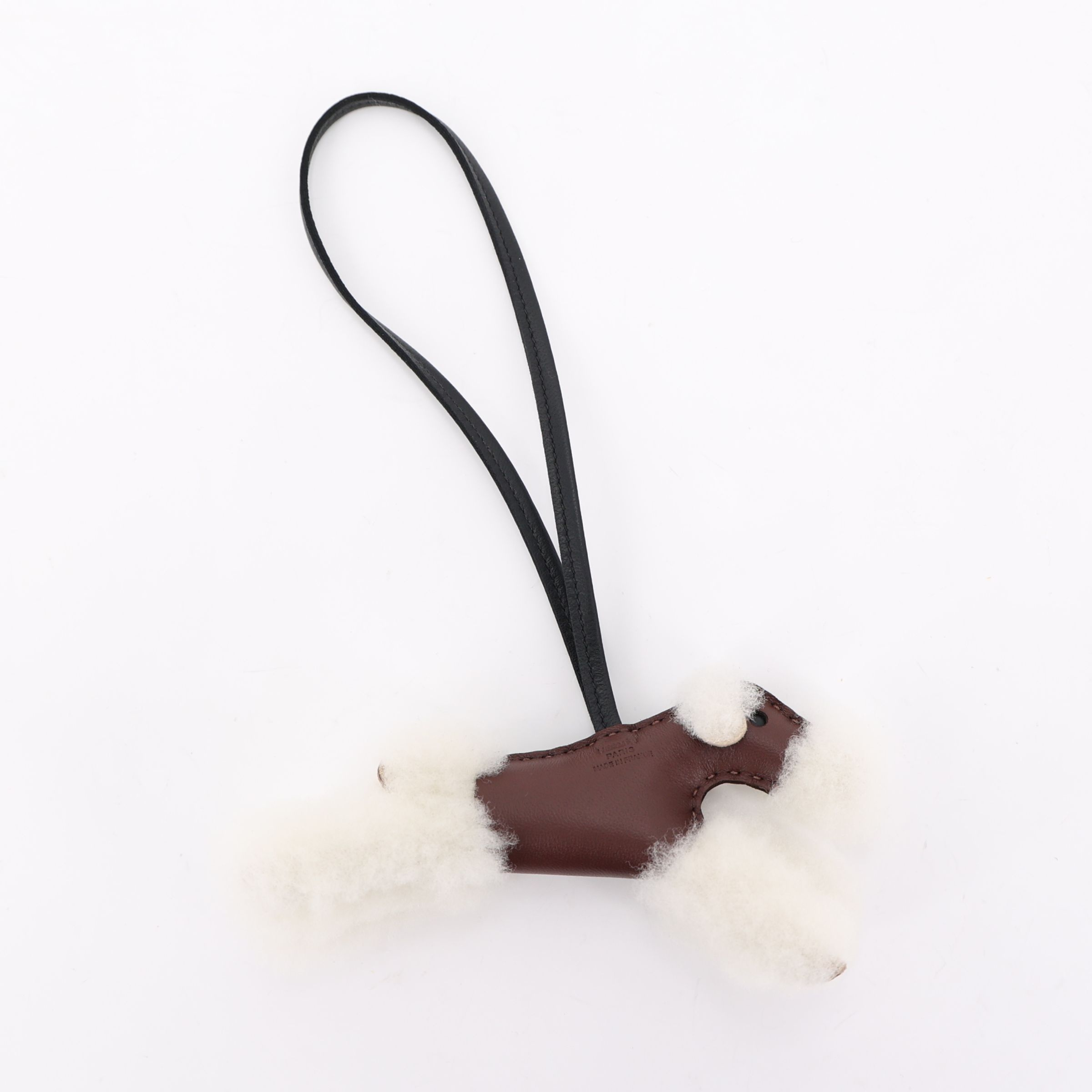 【新品未使用】HERMES バディチャーム ブラック K刻印 新品未使用】HERMES バディチャーム ブラック K刻印