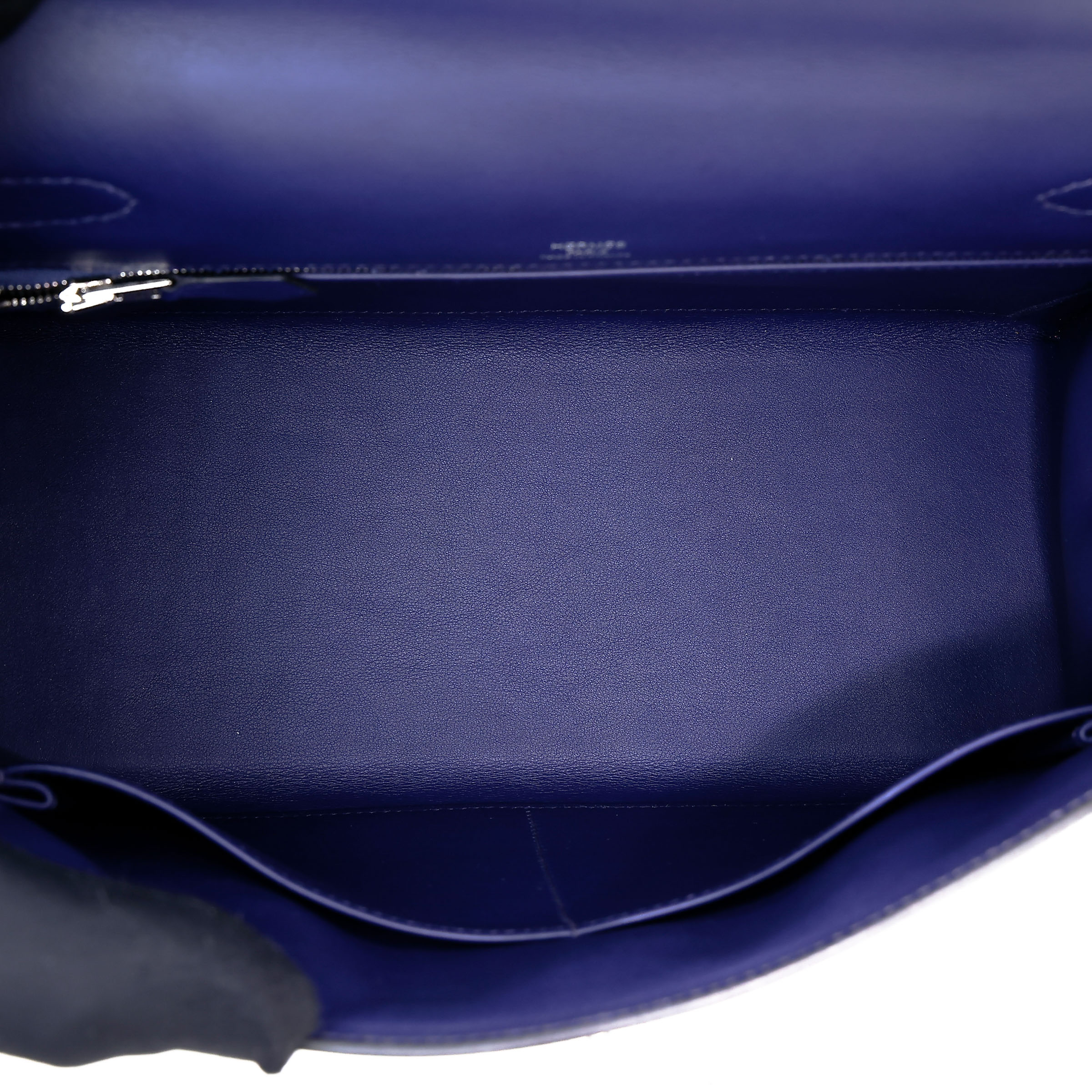 Kelly 28 Sellier Bleu Saphir (73) Ecru Mauve (97) - GINZA XIAOMA ...