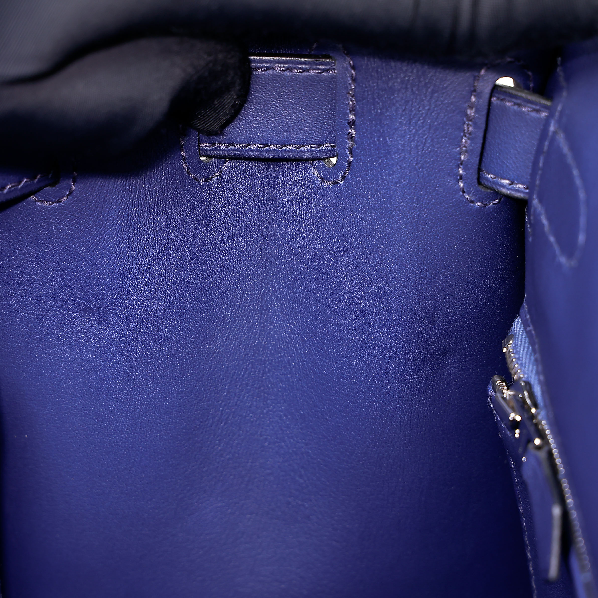 Kelly 28 Sellier Bleu Saphir (73) Ecru Mauve (97) - GINZA XIAOMA ...