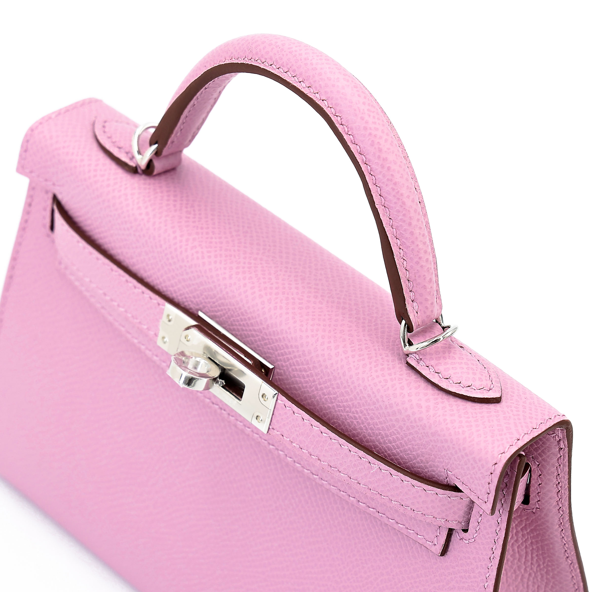 ランク N 新品 HERMÈS エルメス ミニケリー2 モーヴシルベストル (X9