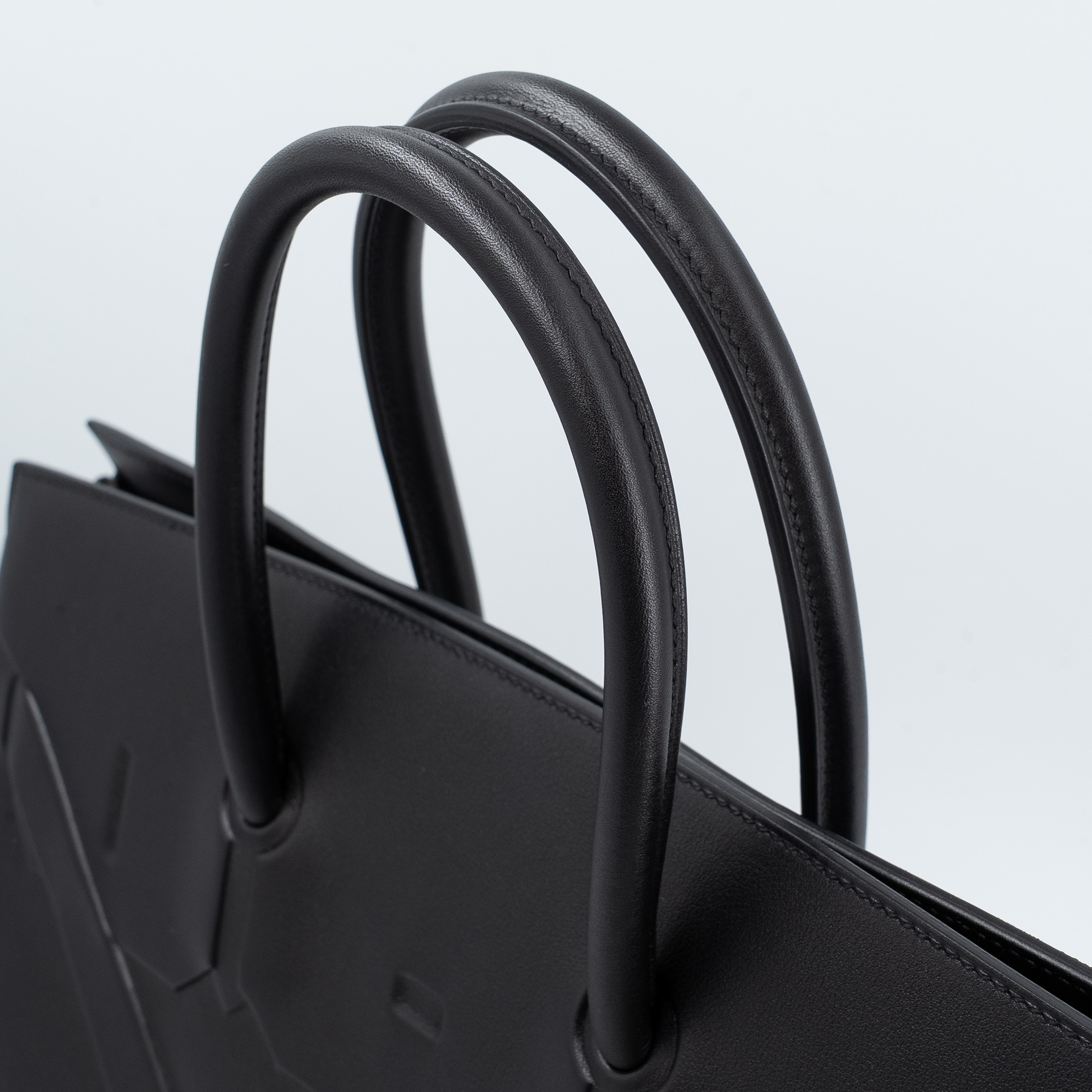 B18136 CdGHP 99AWエルメス期 4BテーラードJK 黒S ランク SA HERMÈS エルメス 限定品 バーキン35 シャドー ブラック (89