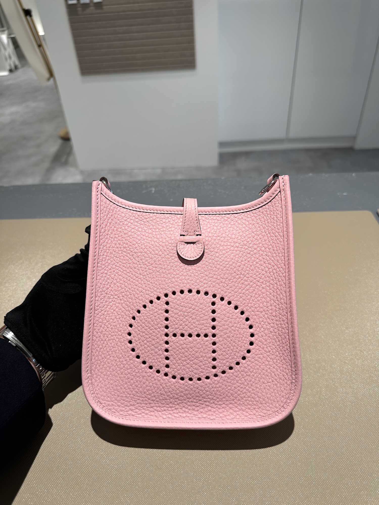 ランク N 新品 HERMÈS エルメス エブリンTPM バンドリエール112cm