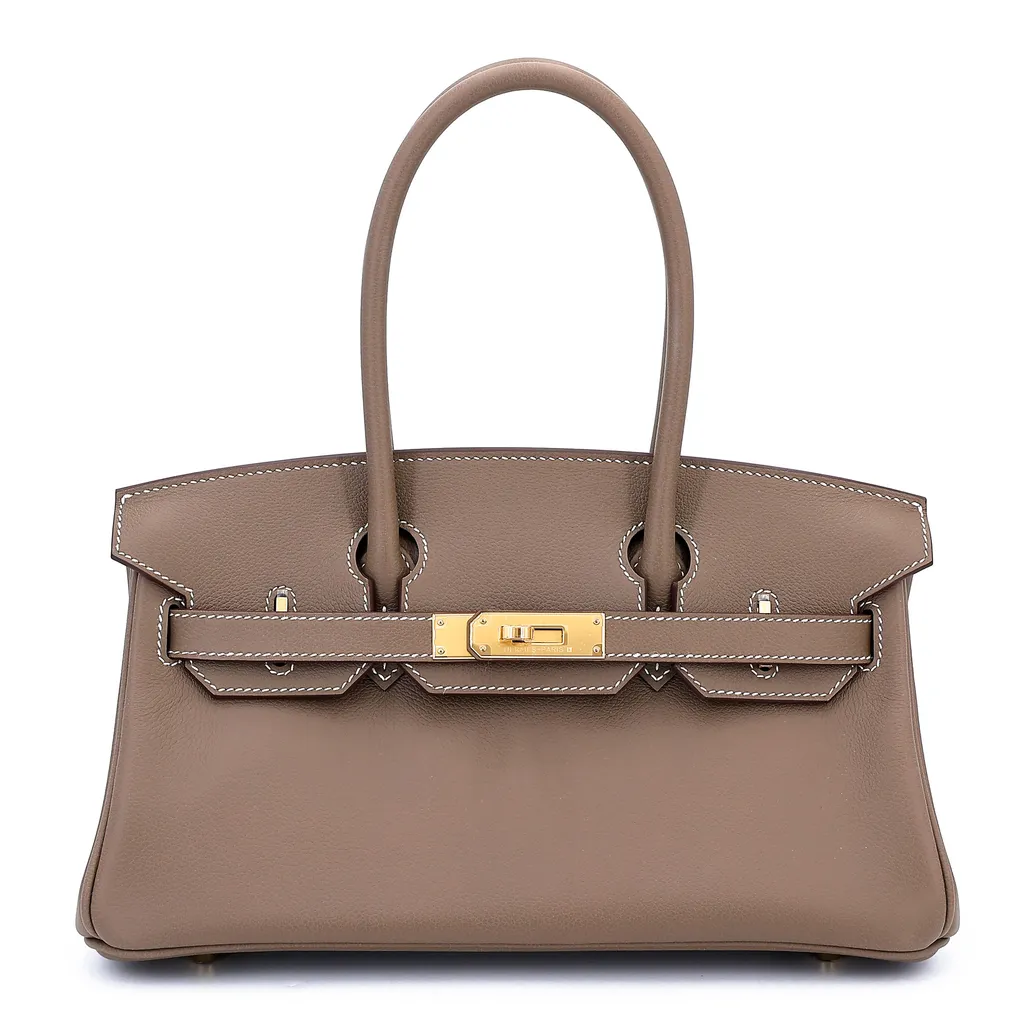 Birkin Shoulder Light 29 Etoupe (18)