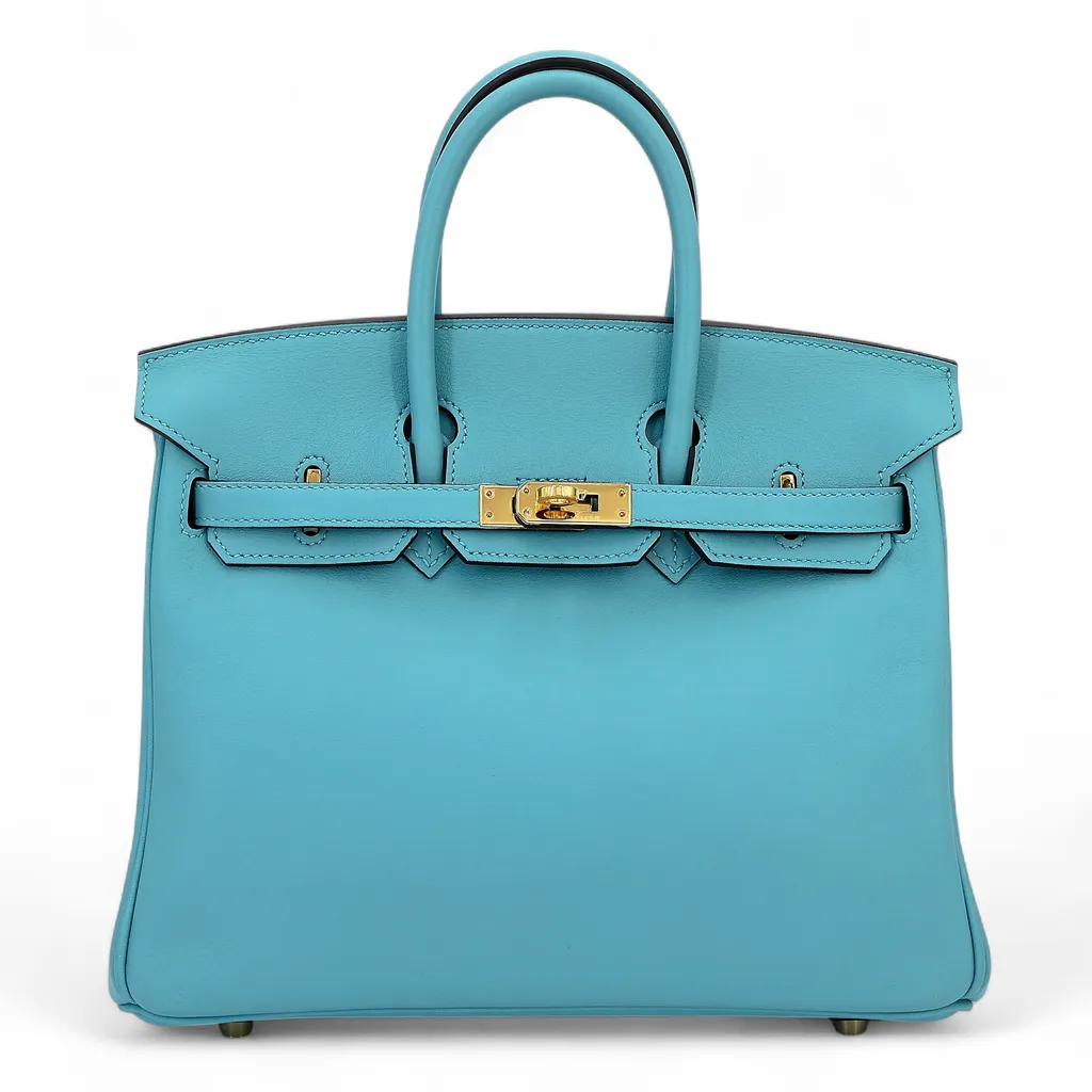 Birkin 25 Bleu Saint-Cyr (3Z)