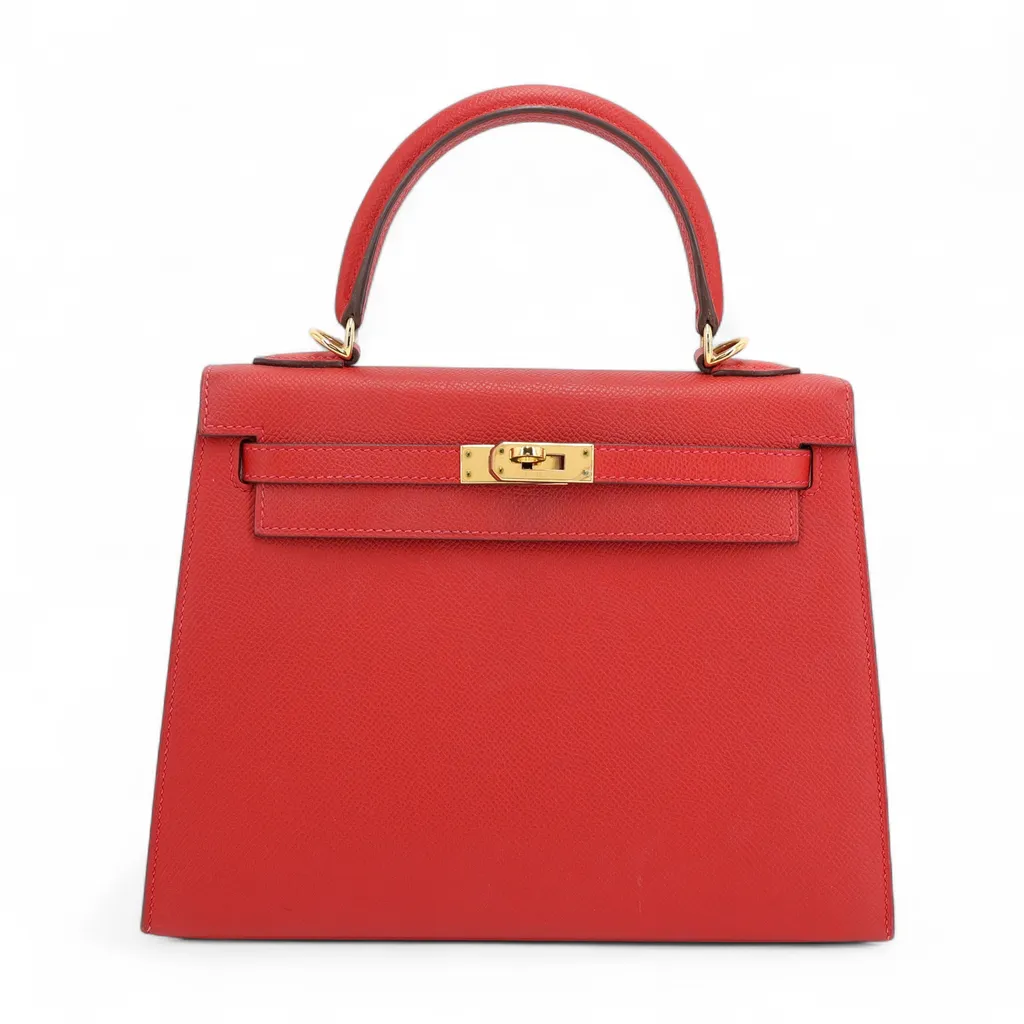 Kelly 25 Sellier Rouge Casaque (Q5)