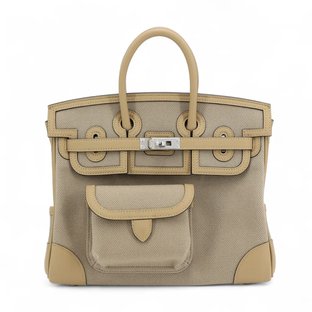 Birkin Cargo 25 Beige Marfa (8Q) Poussiere (1C)