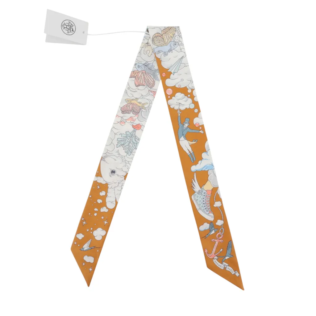 Twilly Sur Mon Nuage My Cloud Yellow White