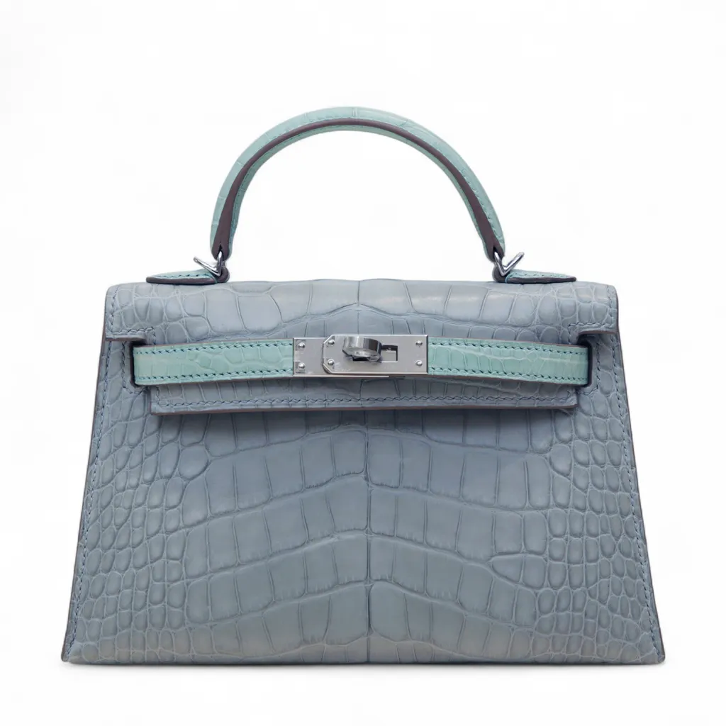 Mini Kelly II Gris Perle (80) Vert d’Eau (6U)