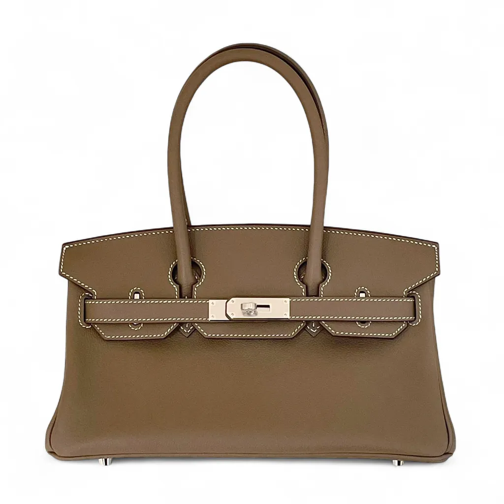 Birkin Shoulder Light 29 Etoupe (18)