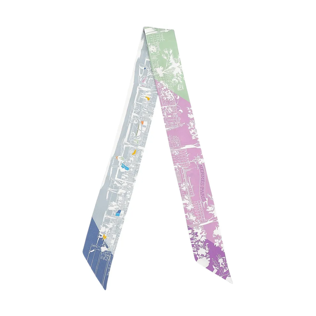 Twilly A l'Ombre des Boulevards Green Gray Pink