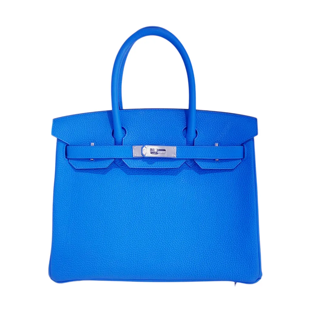 Birkin 30 Bleu Zanzibar (B3)