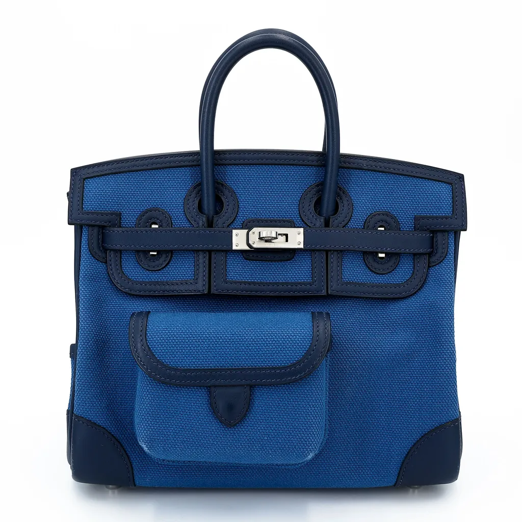Birkin Cargo 25 Bleu Egee Navy (7U)