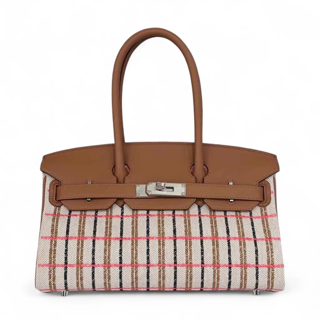 Birkin Shoulder Light 29 Beige Gold Black