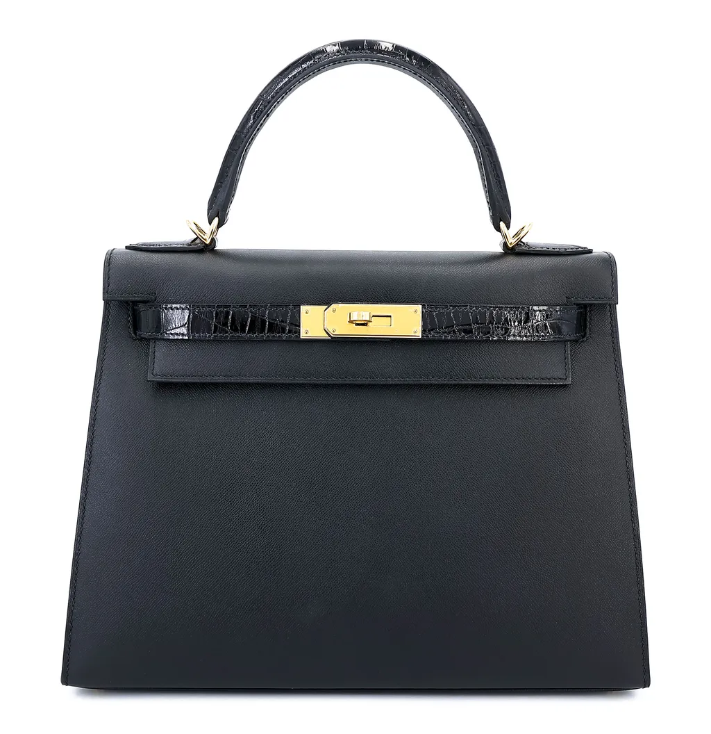 Kelly 28 Sellier Touch Noir (89)
