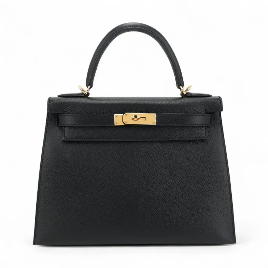 Kelly 28 Sellier Noir (89)