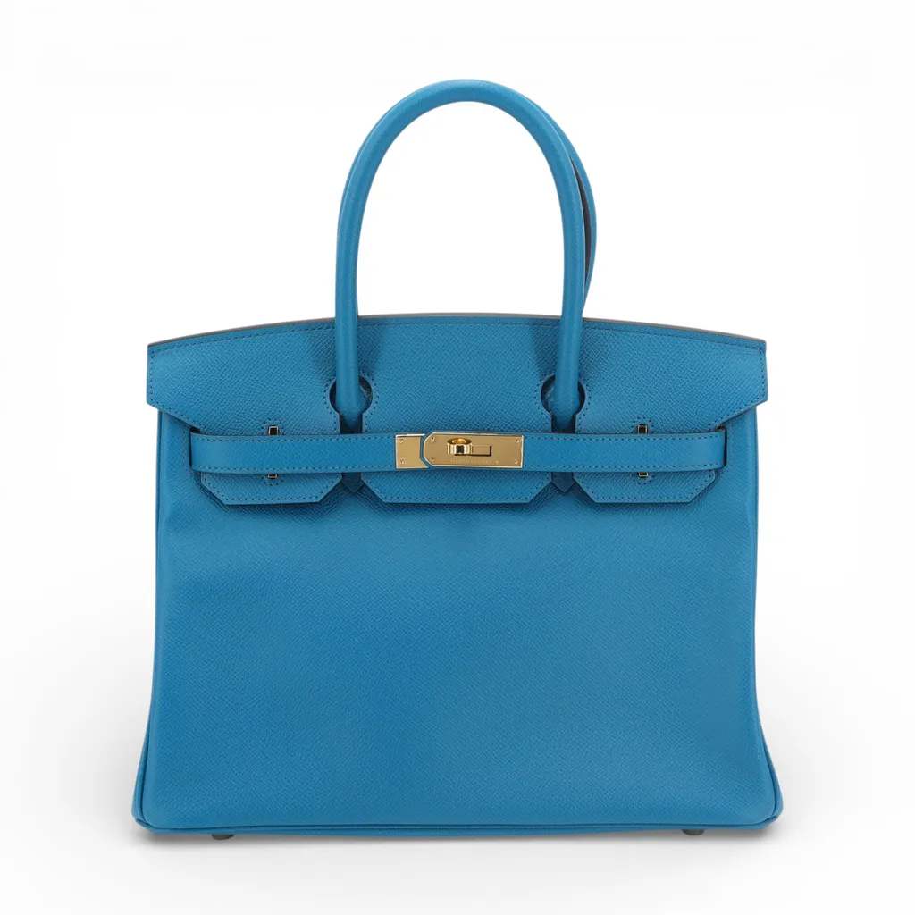 Birkin 30 Bleu Izmir (7W)