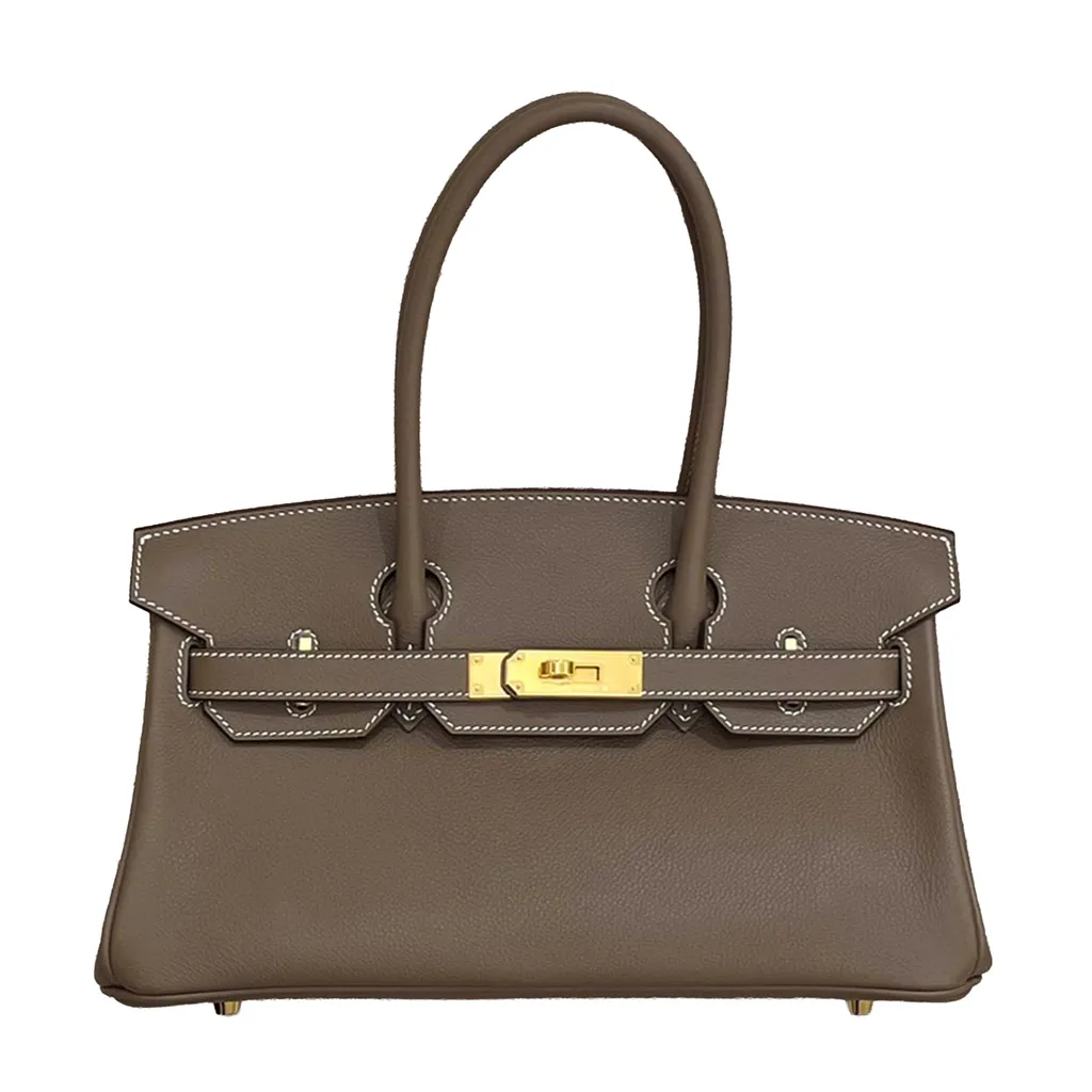 Birkin Shoulder Light 29 Etoupe (18)