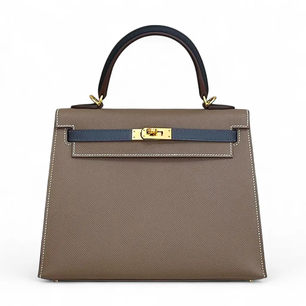 Kelly 25 Sellier Etoupe (18) Noir (89) Gris Meyer (0L)