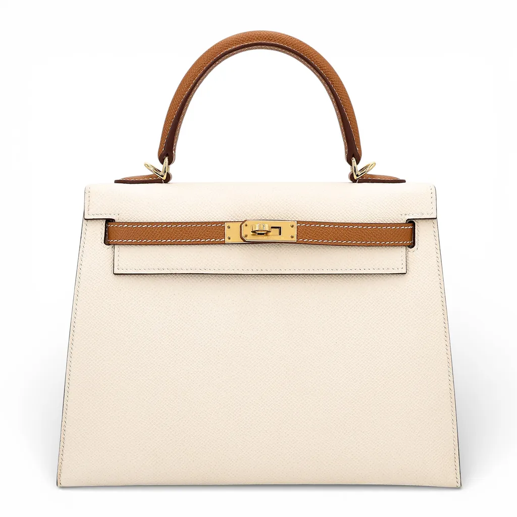 Kelly 25 HSS Sellier Craie (10) Gold (37)