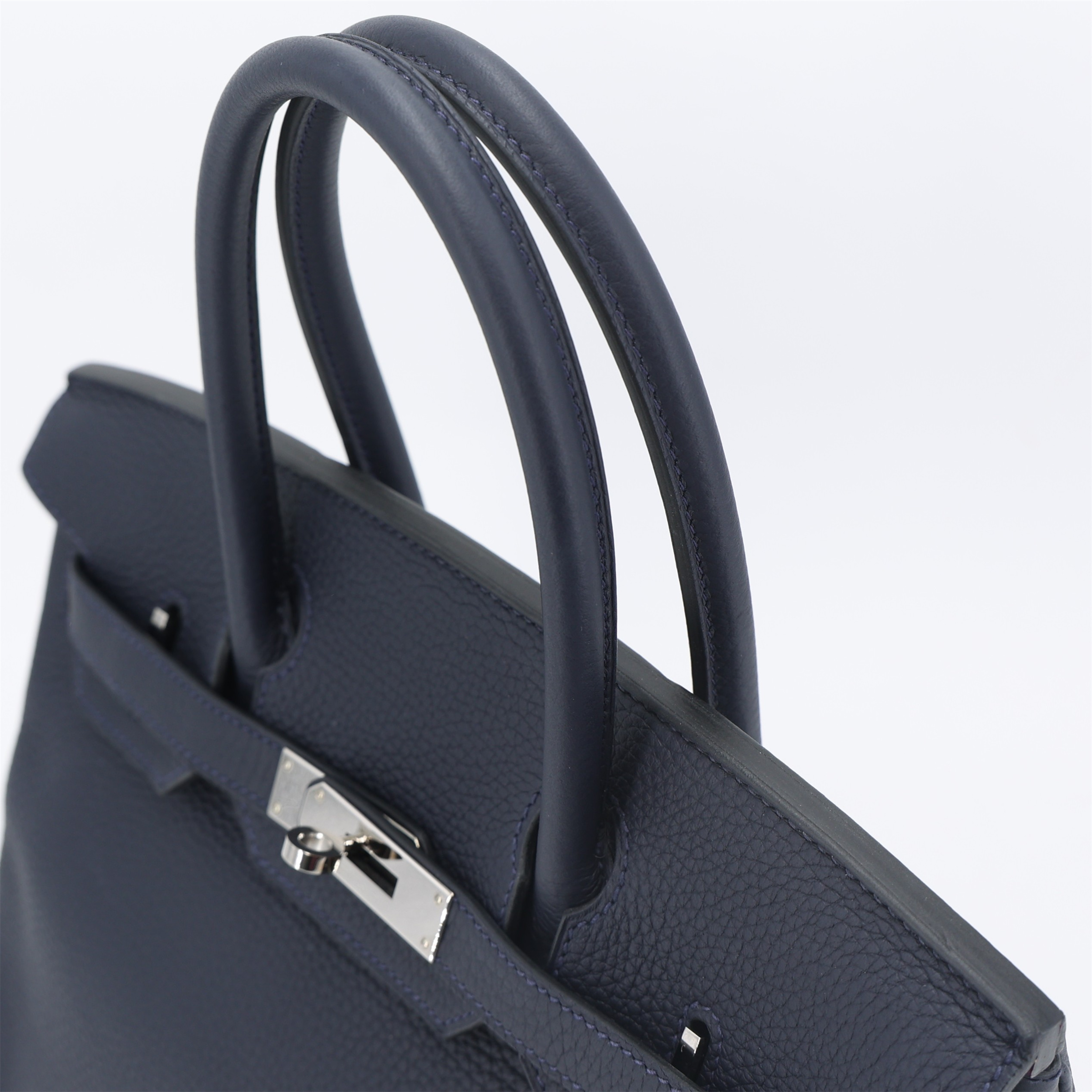 Birkin 30 Verso Bleu Nuit (2Z) Rose Purple (L3) - GINZA XIAOMA
