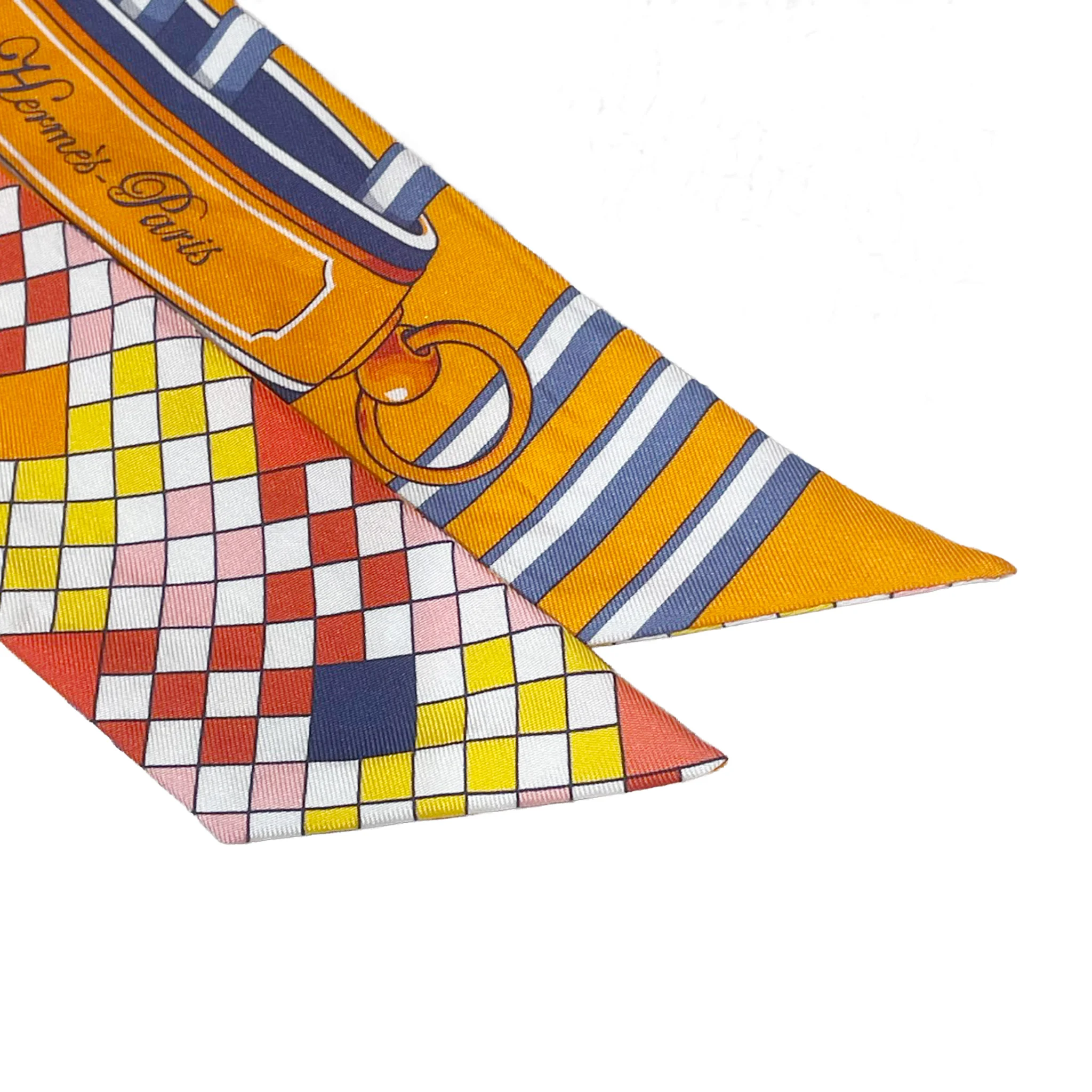 ランク A HERMÈS エルメス ツイリー コリエ・ド・シアン・リミックス