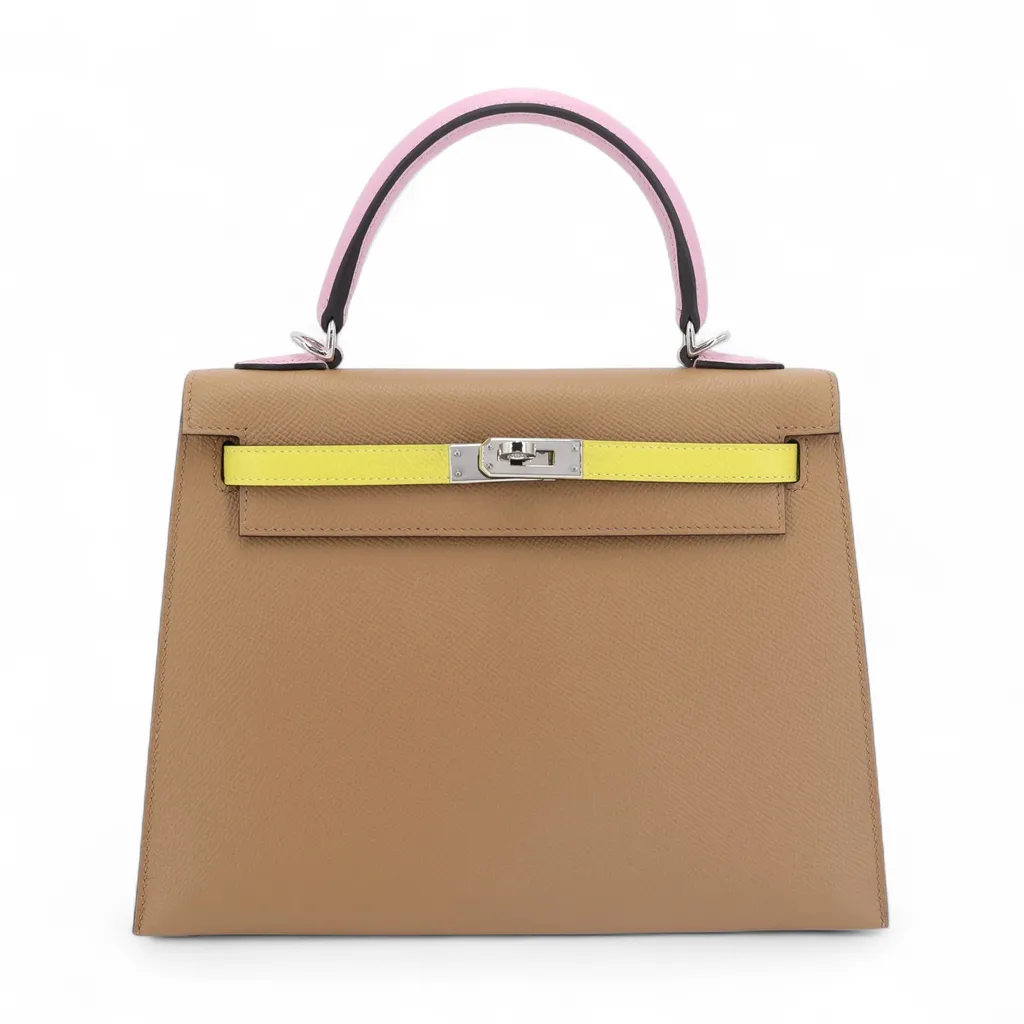 Kelly 25 Sellier Chai (0M) Lime (9R) Mauve Sylvestre (X9)