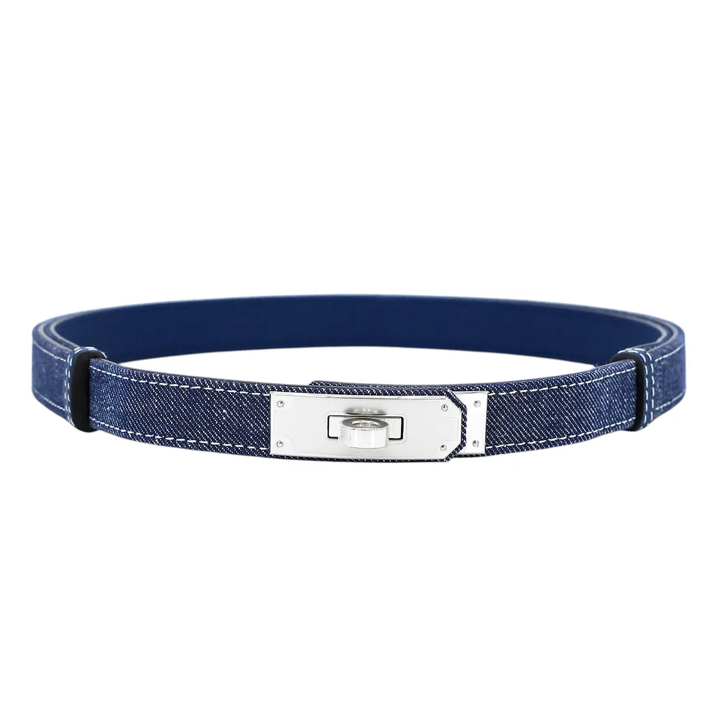 Kelly belt Denim Fonce