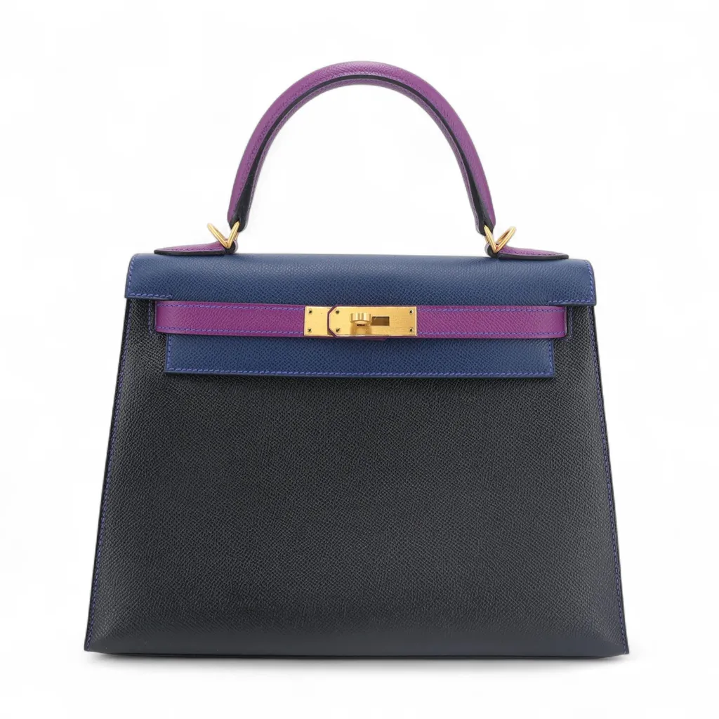 Kelly 28 Sellier HSS Bleu de Prusse (7P) Noir (89) Anemone (P9)
