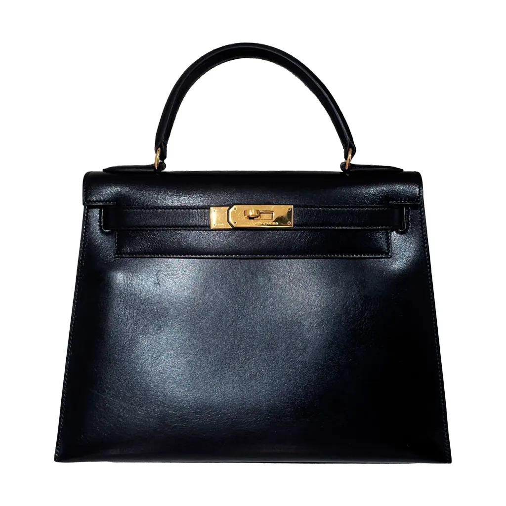 Kelly 28 Sellier Noir (89)